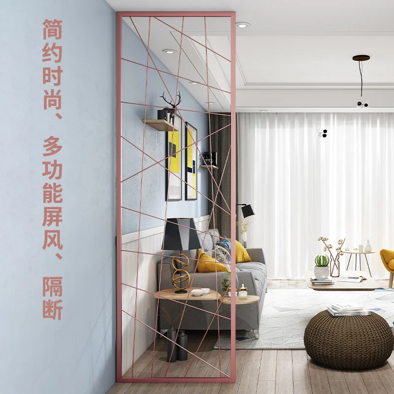 Светлый роскошный входной экран для гостиной полые офисные блочные стены