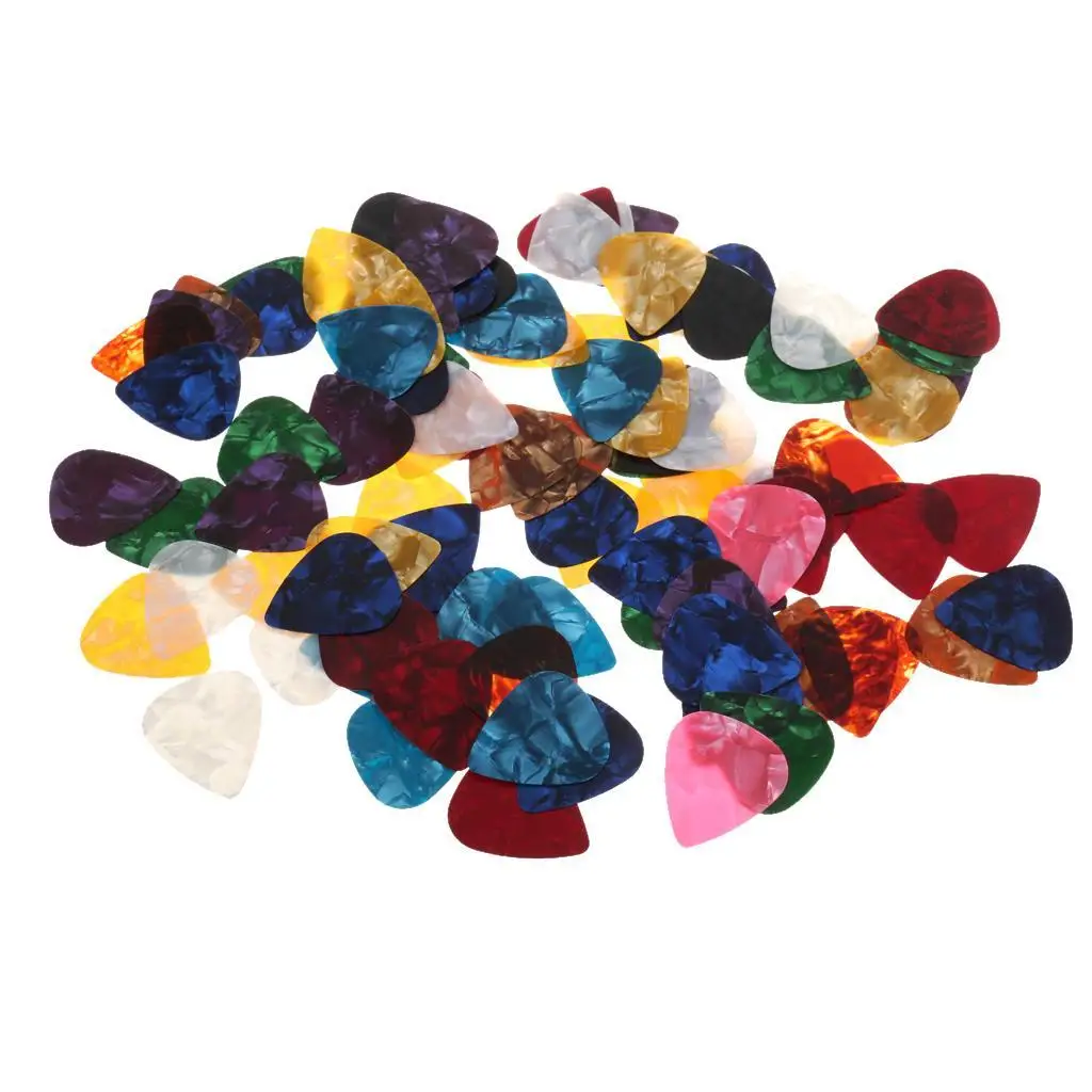 

100 шт. прочный целлулоидный плектор для гитары, Фотоэлементы