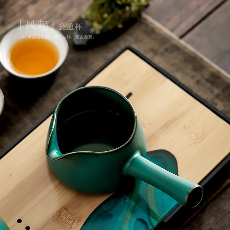 

Ретро фарфоровая ручка, боковая ручка, яркая чашка, кунг-фу, чайная утварь, чайный горшок, яркая чашка, Японские чайные ситечки, чашка, аксессуары для чая