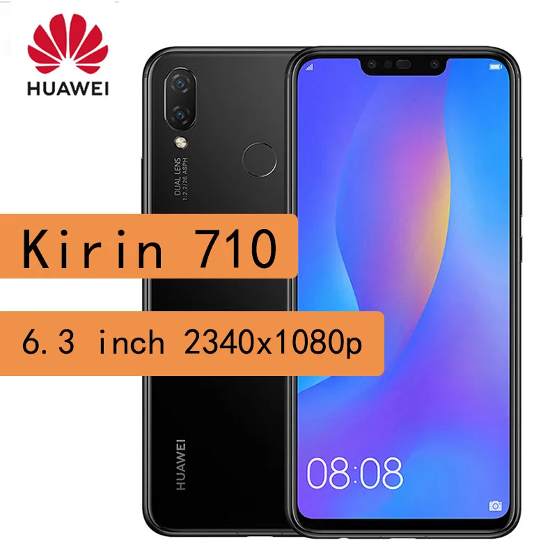 

Смартфон Huawei P smart plus +/ huawei nova 3i 4 Гб ОЗУ 128 Гб ПЗУ Kirin 710 телефон с идентификацией по отпечатку пальца 3340 мАч