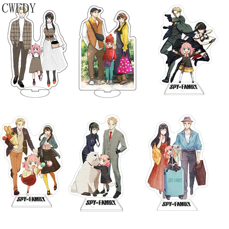 

SPY x FAMILY Anime Figure Kawaii Anya Yor Loid Action Figures Acrylic Stand Model Toy Desk Decoration Women Men Collection Gifts