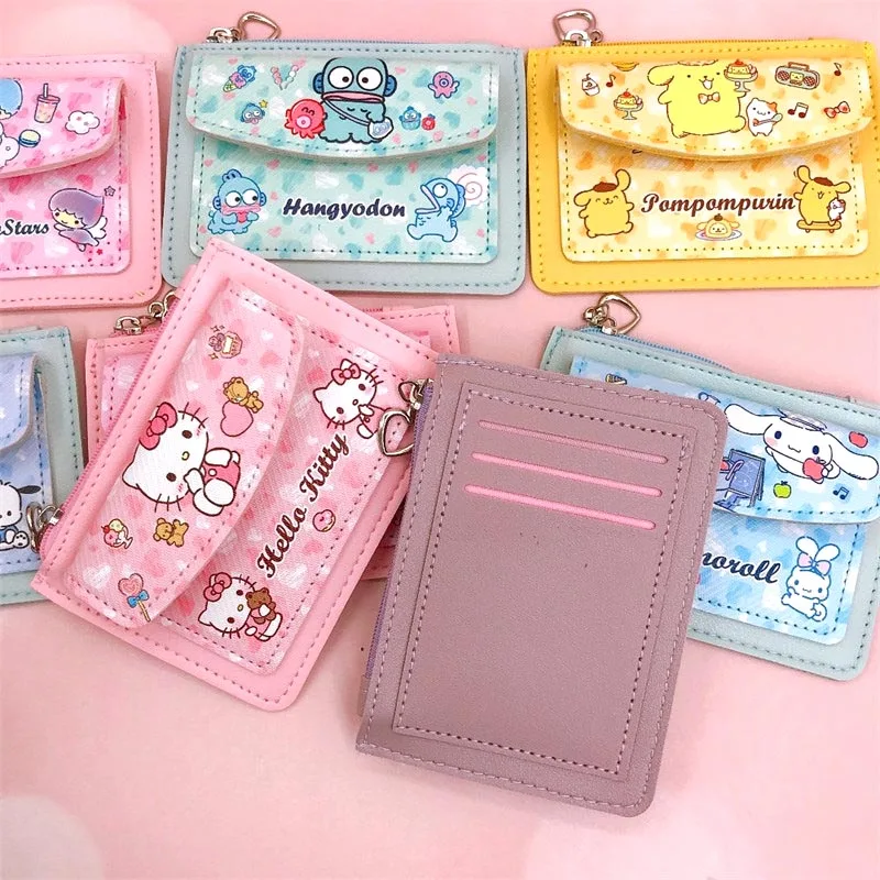 8 шт./лот пенал Sanrio Melody Kuromi Kitty милый Hangyodon Почтовый Кошелек для монет держатель