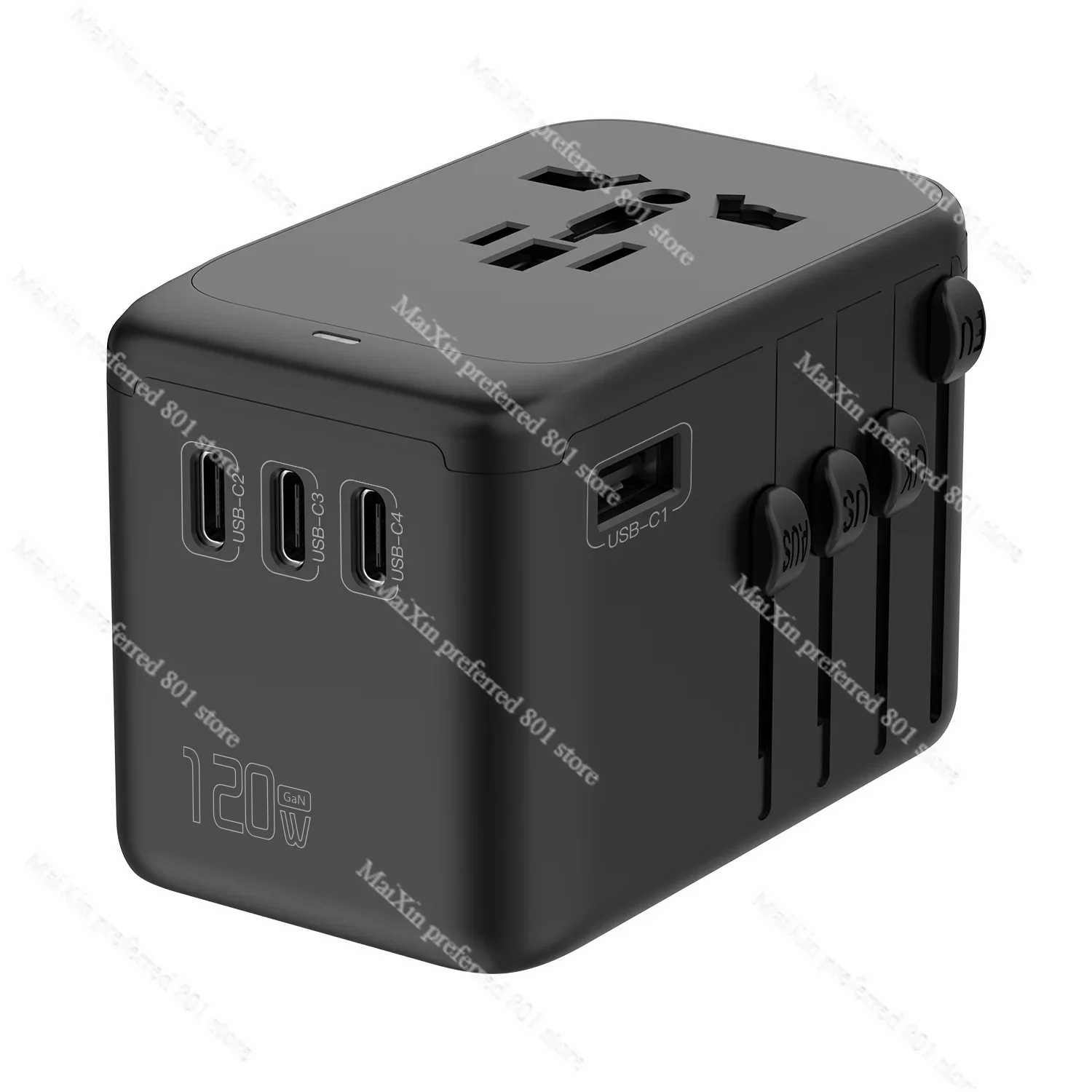 Новая дорожная розетка 120 Вт с преобразователем GaN из нитрида галлия мощная