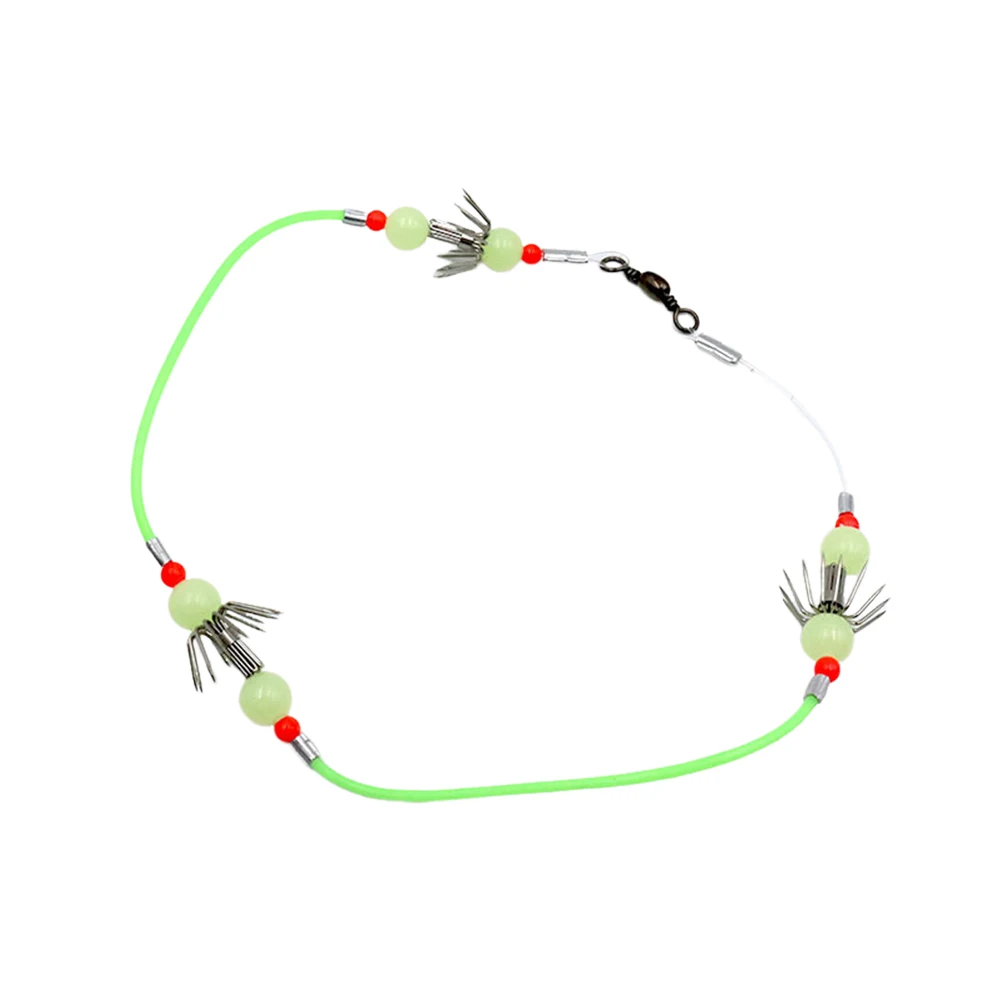 Флуоресцентная приманка-Осьминог для рыбалки