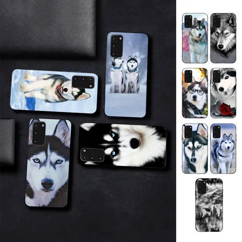 

Yinuoda Husky Dog Phone Case for Samsung S10 21 20 9 8 plus lite S20 UlTRA 7edge