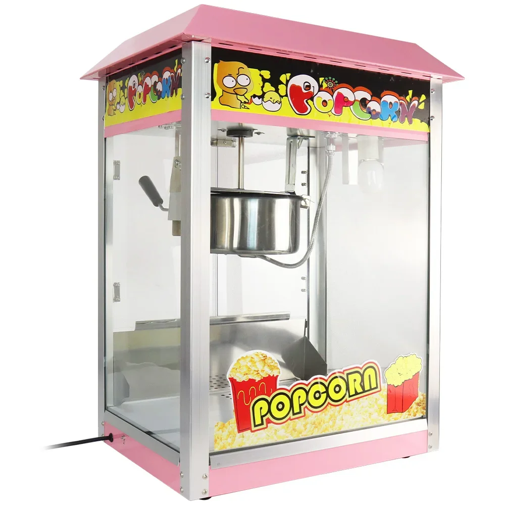 Профессиональная электрическая машина для производства кукурузы Pink Pop