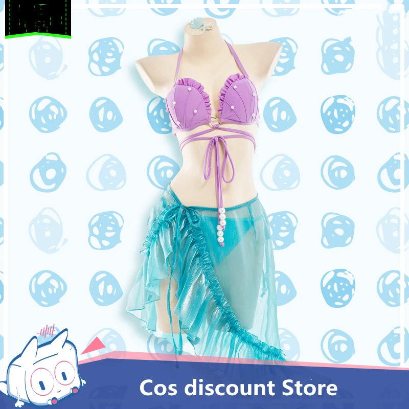 Summer Swimsuit Hot Spring Cosplay Costume Anime Sexy Split Bikini Swimwear Sizes S-XL