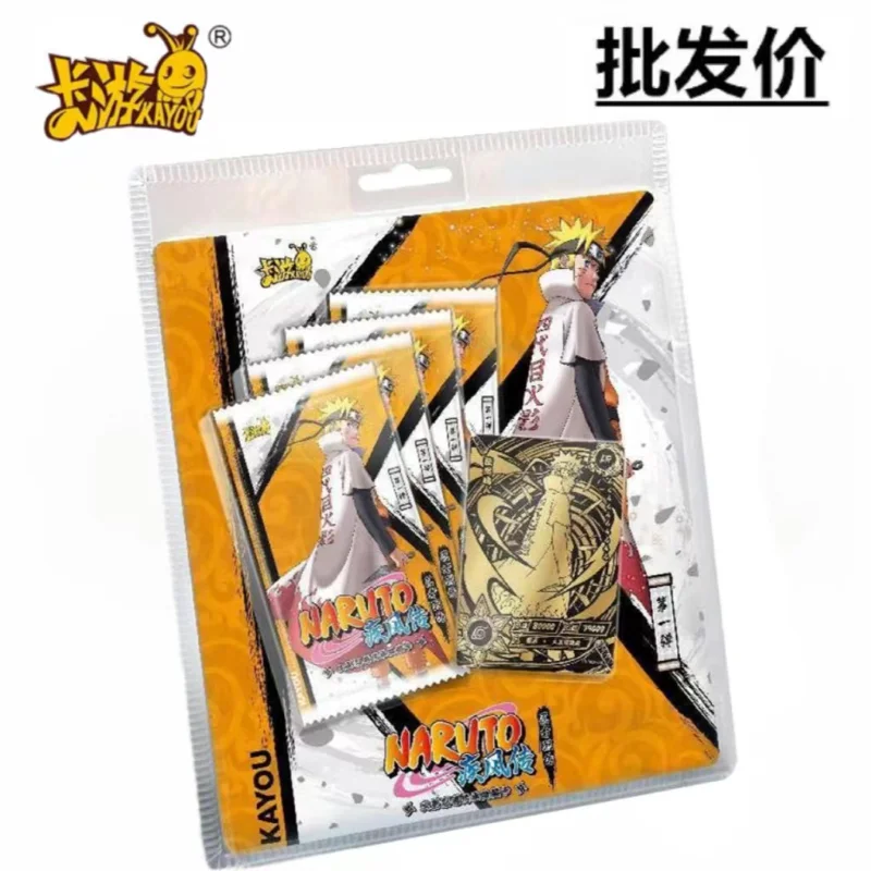 

Kayou Naruto Card Volume of Youth Gift Box LR BP NR Medal Ninja Japen Anime Game Limited Collection Toy Gift Falsh Game Rare