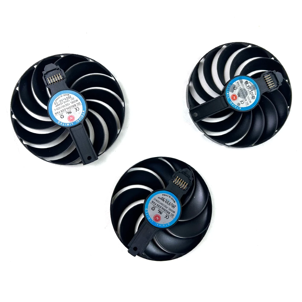 Фото Новый охлаждающий вентилятор 88 мм FDC10U12S9-C 95 мм 6PIN для Sapphire NITRO + AMD Radeon RX 6700 6800 6900 XT Вентиляторы видеокарты с графическим процессором №4