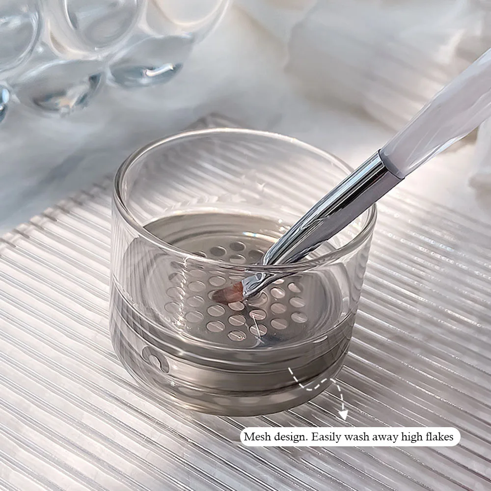 Портативная чашка для чистки кистей макияжа с высокой эффективностью и