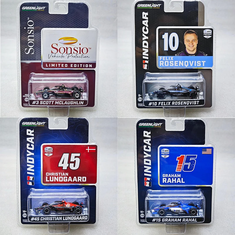 Greenlight 1:64 NTT серии INDYCAR Sonsio 10 45 15 литая под давлением модель автомобиля из сплава