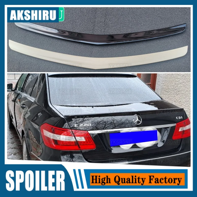 Спойлер для Mercedes W212 2008-2013 АБС-пластик украшение на хвостовое крыло автомобиля