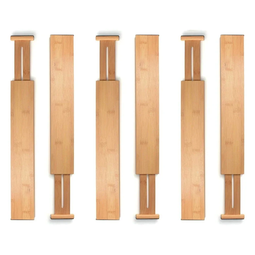 Бамбуковые перегородки для ящиков регулятор хранения спальни кухни удлиненный