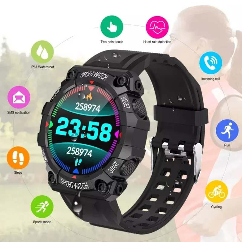 

FD68 Smart Watch Men Women Heart Rate Health Monitoring Clock Waterproof Sports Multifunctional Smart Watch Fitness Bracelets