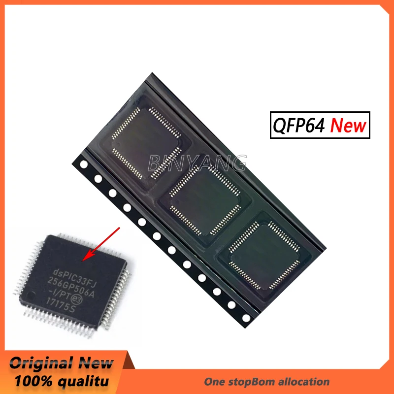 

(1-5piece)100% New dsPIC33FJ256GP506-I/PT dsPIC33FJ256GP506 QFP64 Chipset