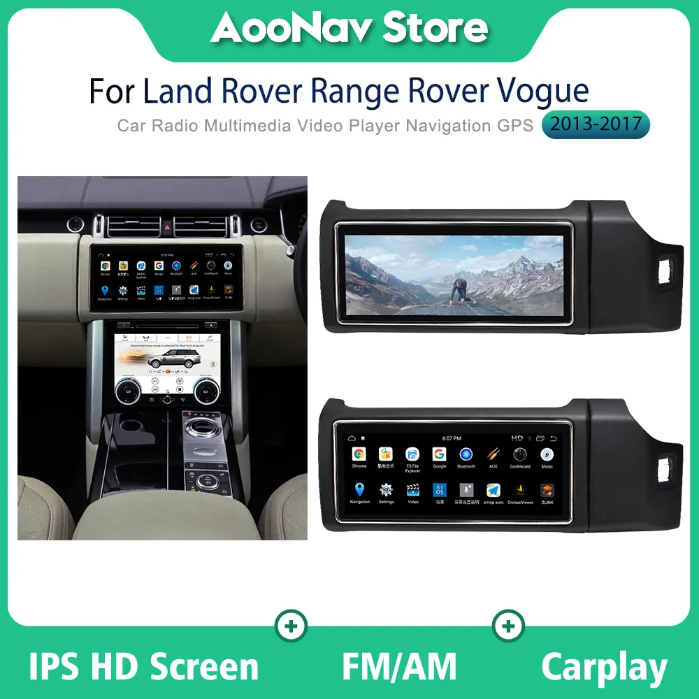 

2 Din Android 12.3 Inch Car Multimedia Radio For Land Rover Range Rover Vogue 2013 2014 2015-2017 RHD Dual System Head Unit