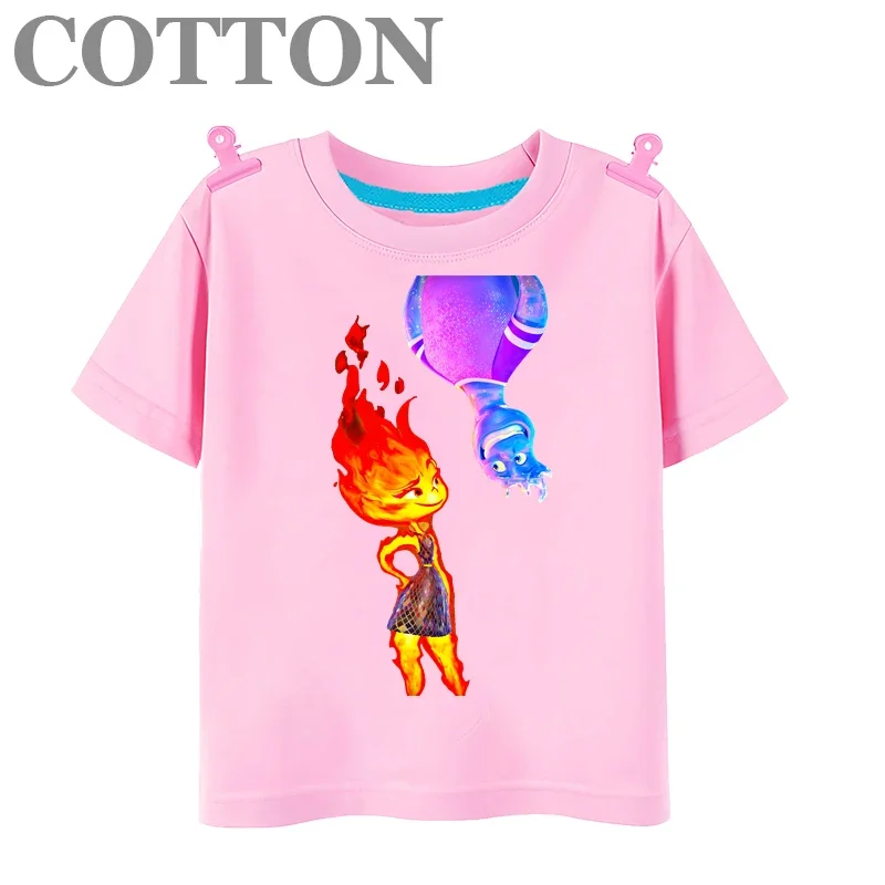 Детская летняя хлопковая Футболка с принтом эластичного Уэйда риппла и эмбе