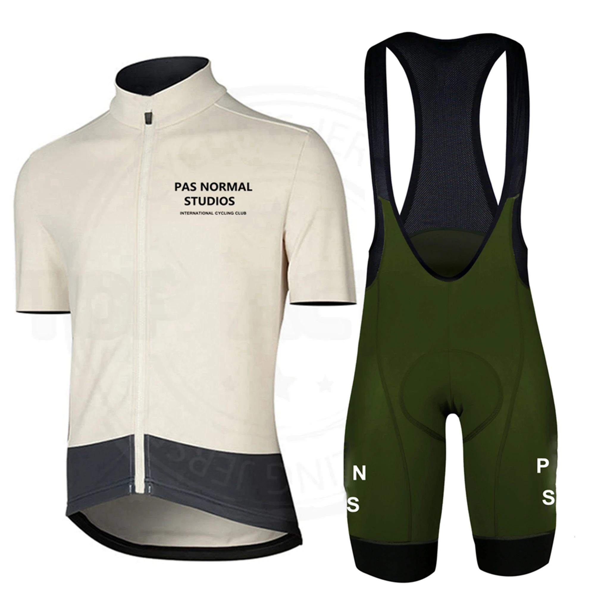 

PNS Pas Normal Studios 2023 Men Summer Cycling Jersey Short Sleeves Bibs Shorts Suit Bicycle Clothing Set MTB Uniform Shirt
