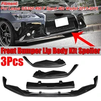 carbon fiber look car front bumper lip splitter spoiler cover diffuser trim for lexus gs350 450 f sport 4dr model 2013 2014 2015