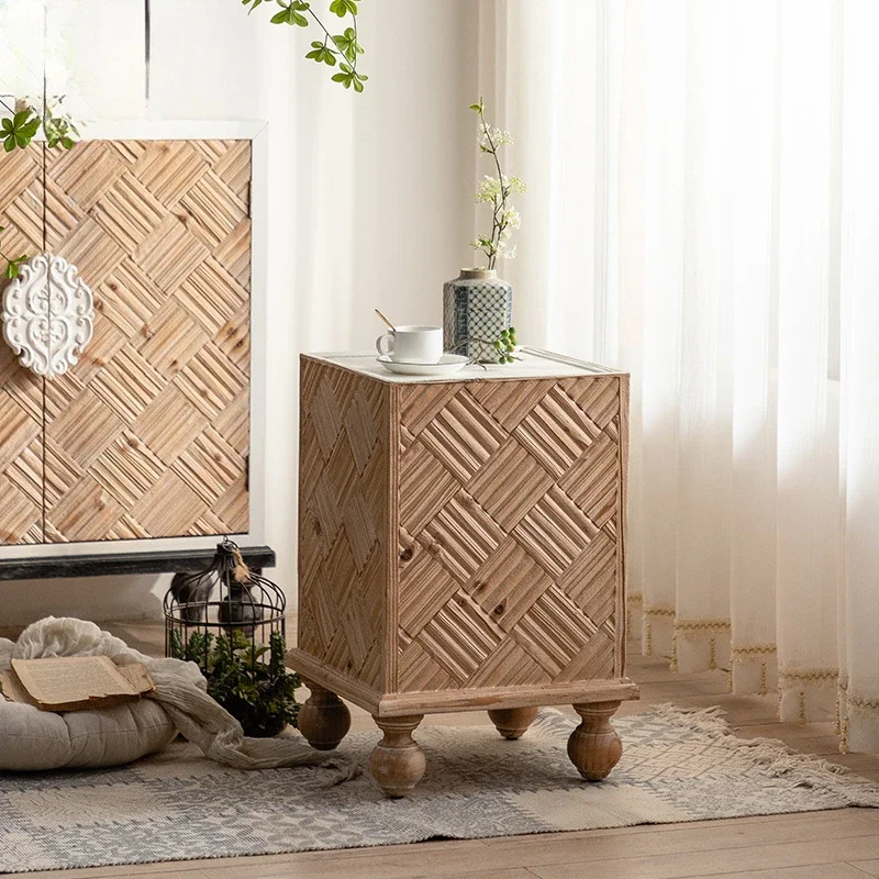 

Wood style B&B complete set of furniture, carved bedside table, living room sofa, sideboard, wooden retro decorative storage