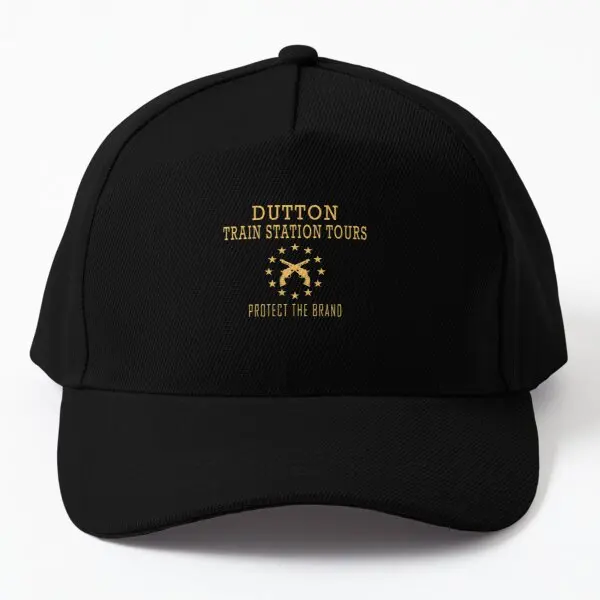 

Dutton Train Station Tours Baseball Cap Hat Casual Snapback Printed Spring Sun Black Sport Fish Casquette Women Outdoor