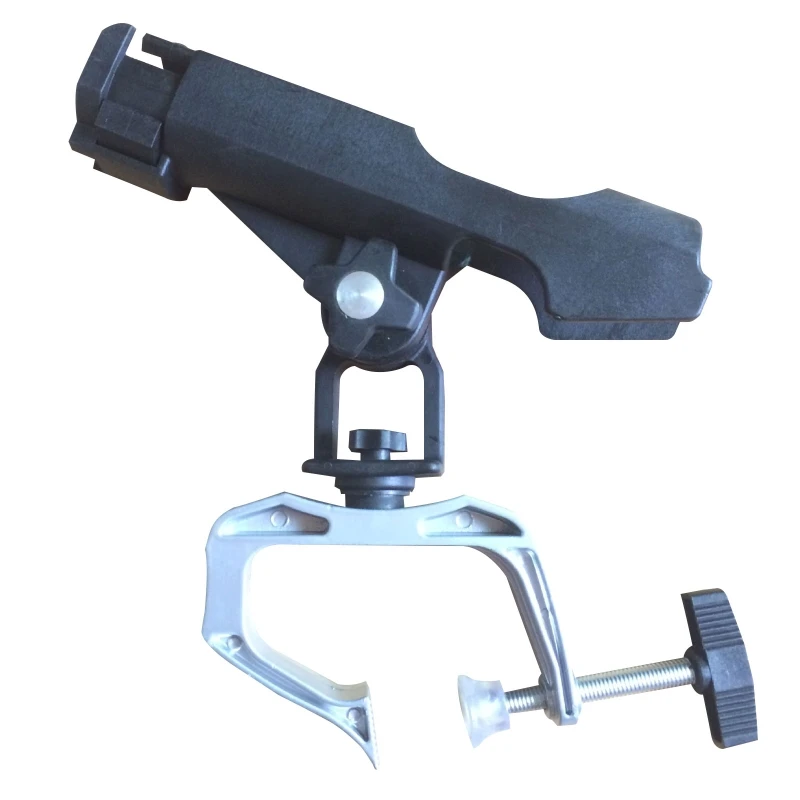 

360 Degree Adjustable Fishing Rod Rack Large Clamp Opening Fishing Boat Holder