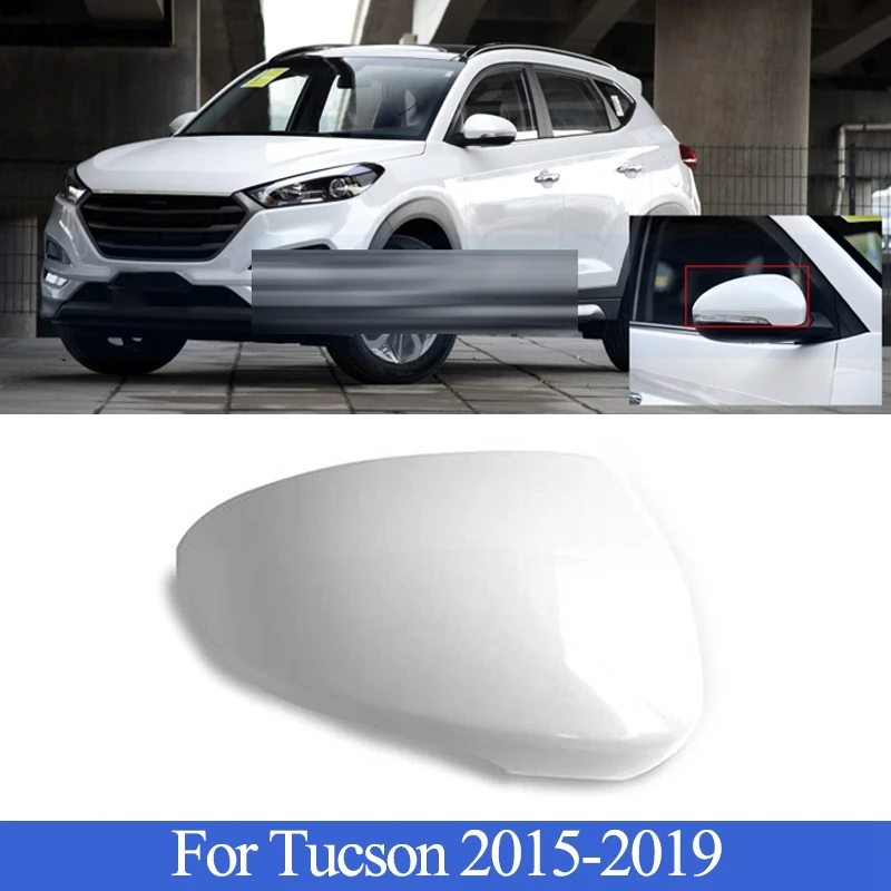 

For Hyundai Tucson 2015 - 2019 Rearview Mirror Caps Cover Rear View Mirrors Case