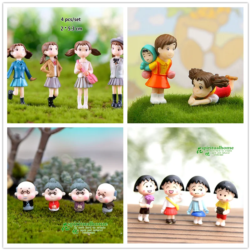 

Micro Landscape Statue Figure Girl Decoration Mini Mermaid Fairy Tale Garden Various Resin Crafts Home Diy Accessories