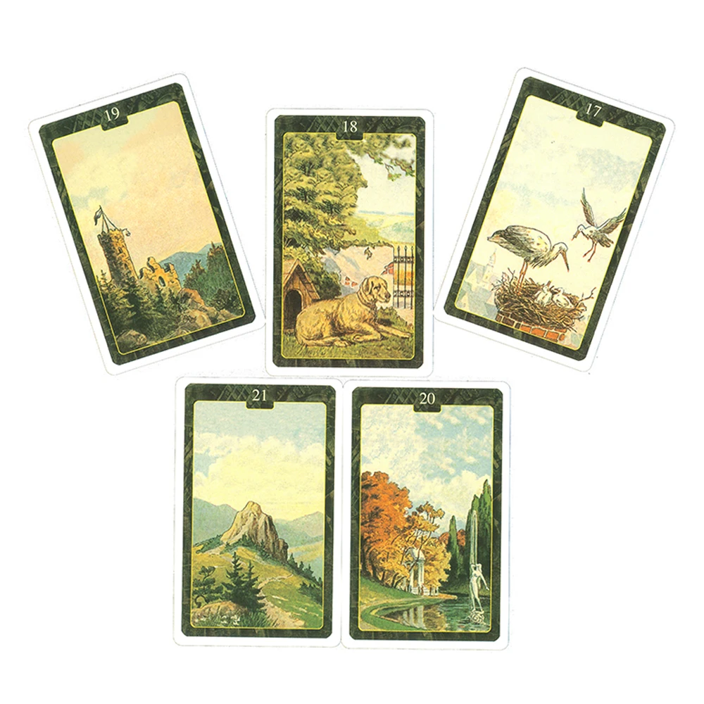 Новые карты для ТАРО Lenormand с колодой испанским языком французские итальянские