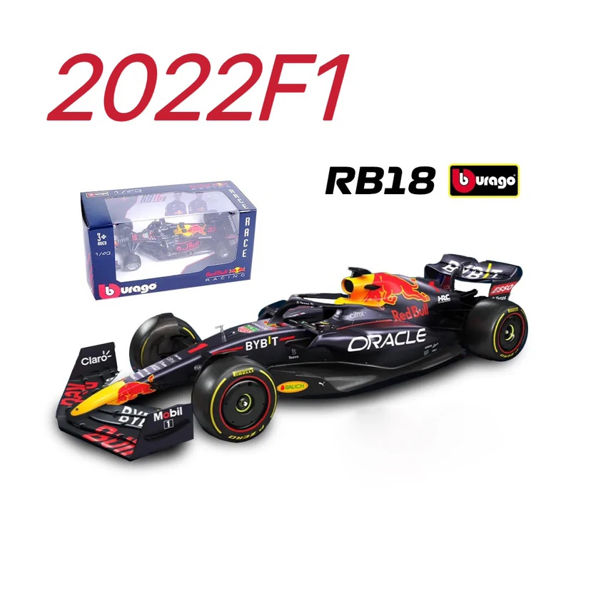 

Bburago 1:43 NEW 2022 F1 Red Bull Racing RB18 1# Verstappen 11# Perez Special Paint Formula One Alloy Super Toy Car Model