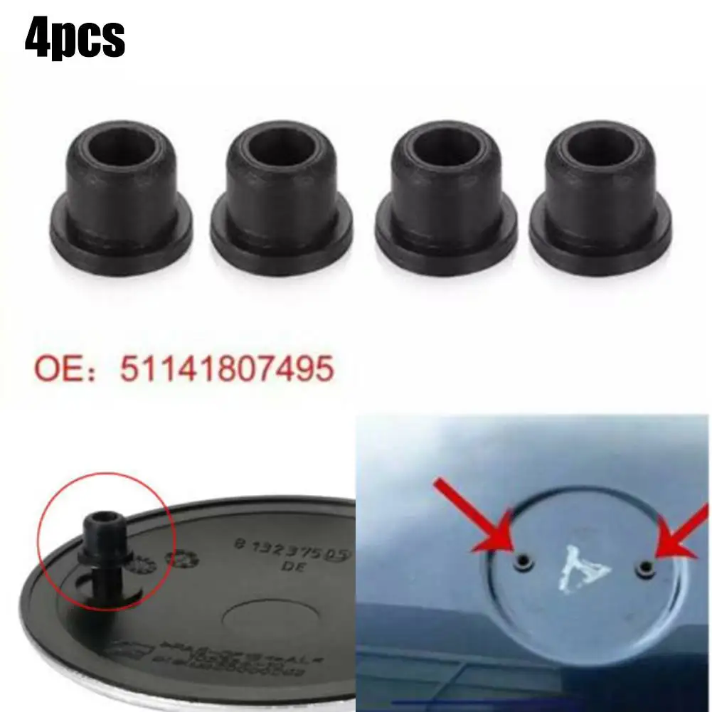 

4 PCS Car Grommets 51141807495 For BMW E36 E38 E85 E86 Roundel Badge Emblem Trunk Or Hood Grommets Interior Accessories