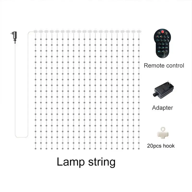 

Led Light String Portable Or Home New Year Lamp Rgb App Control Us Uk Eu Festoon Remote Christmas Decoration