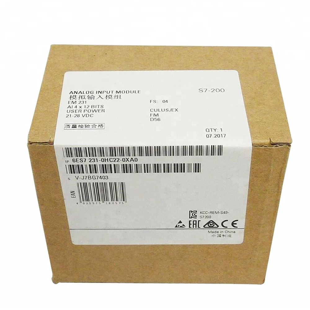 

Brand New For SIEMENS 6ES7 231-0HC22-0XA0 6ES7231-0HC22-0XA0 Control Module in Box Sealed