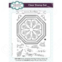 hot sale new arrival swirly christmas clear stamps for diy scrapbooking paper card making decoration craft photo album stamps