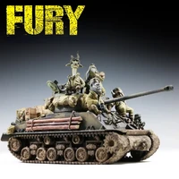 135 scale fury animal edition us armored troopers five resin soldiers no tanks unassembled and unpainted model figure kit toys