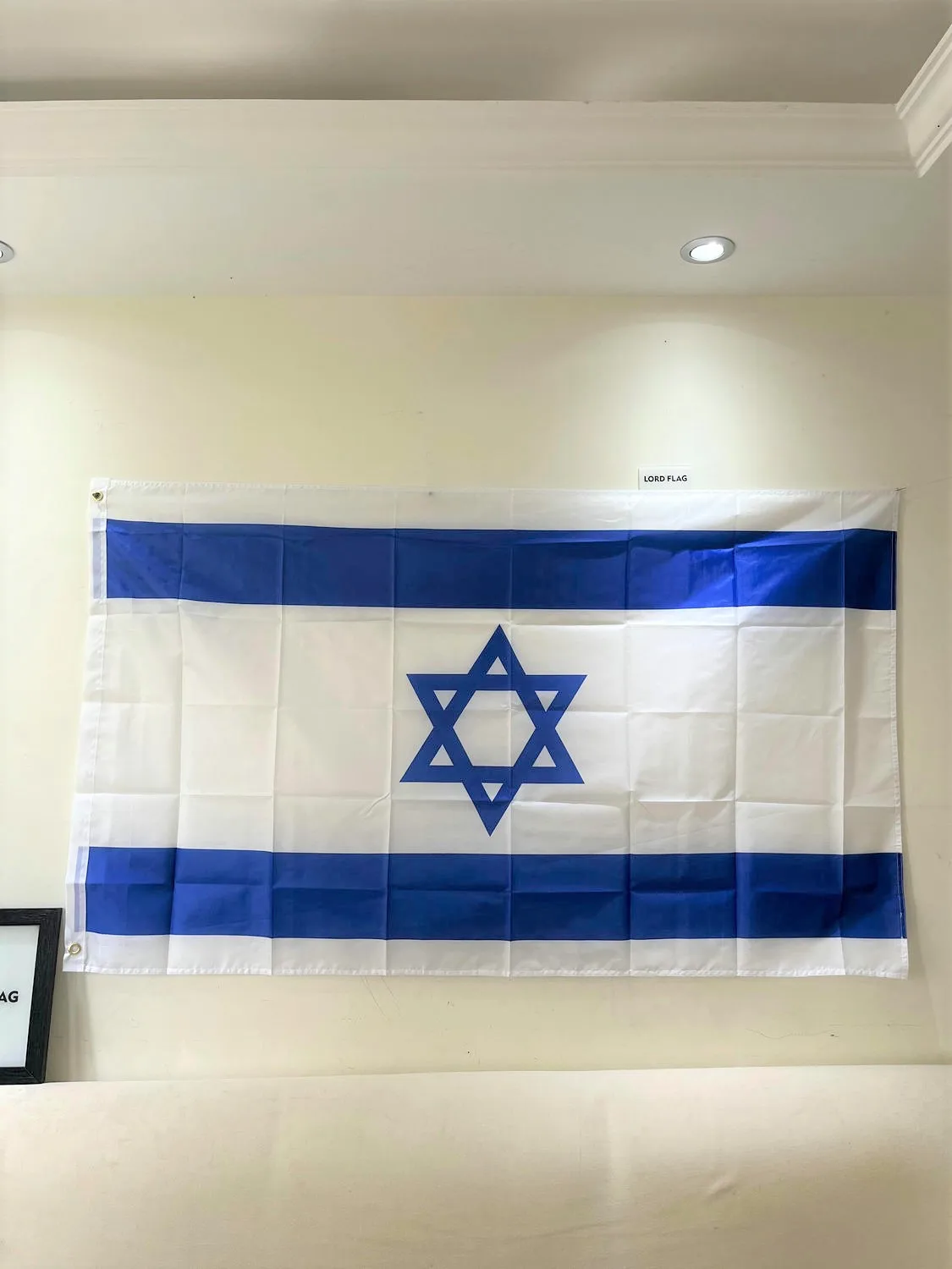 

Israel National Flag 90x150cm ISR IL israel flag Hanging Polyester ISR IL Israeli National Flags Banner For Decoration