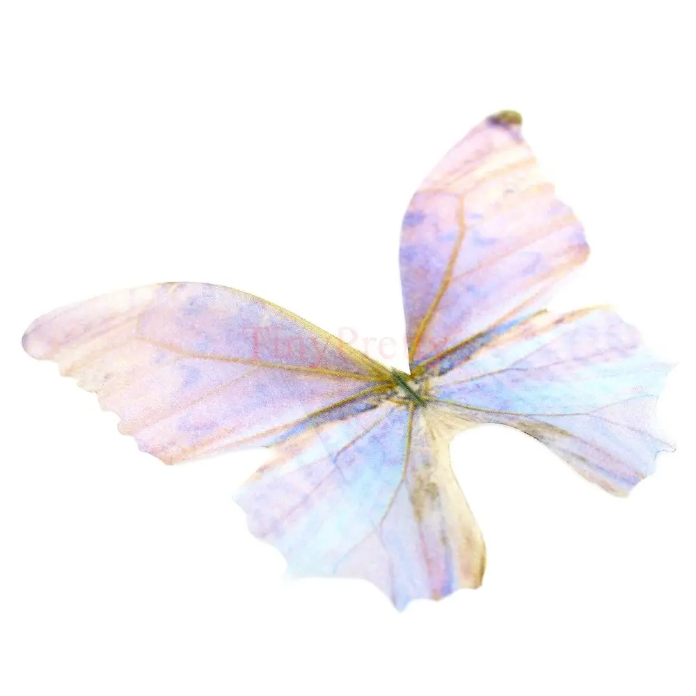 

10pcs Handmade Organza Butterfly Appliques 100mm Big Morpho Butterflies Accessory for DIY Jewelry Making, Party Decoration