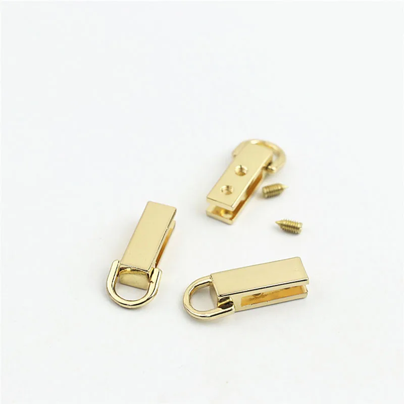 30Pcs 7X26mm Strap Side Clip Hook Metal Connecting Ring Buckle Tassel Clips Screw Pendant Clasp Bag Webbing Bell Buckles
