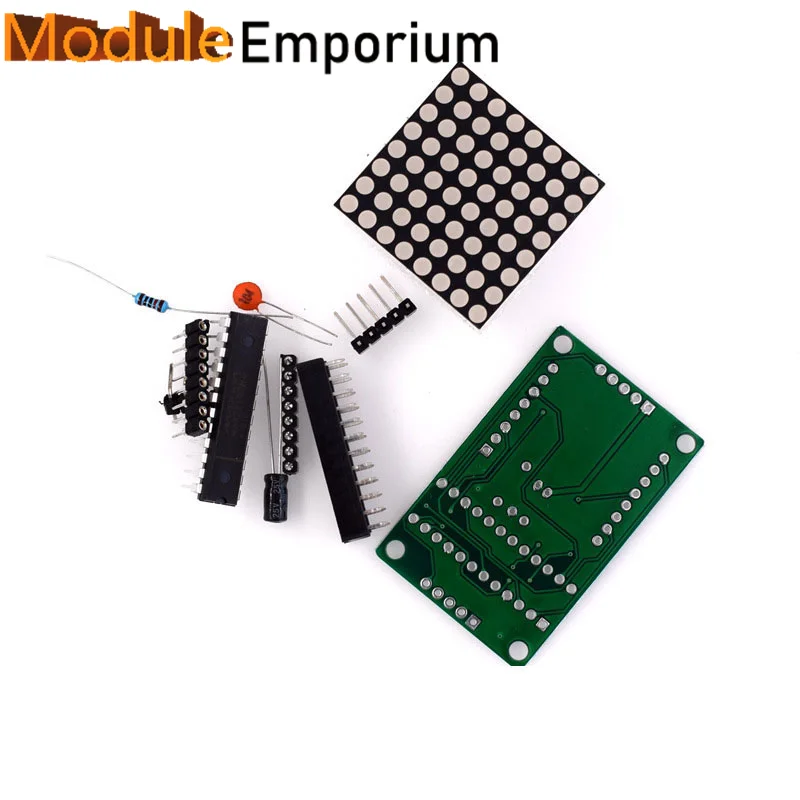 Модуль дисплея MAX7219, комплект для самостоятельной сборки, 8x8LED модуль точечной матрицы, модуль управления MCU