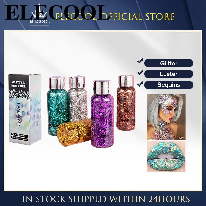 Ful Glitter Gel For Hair Sparkling Party Art