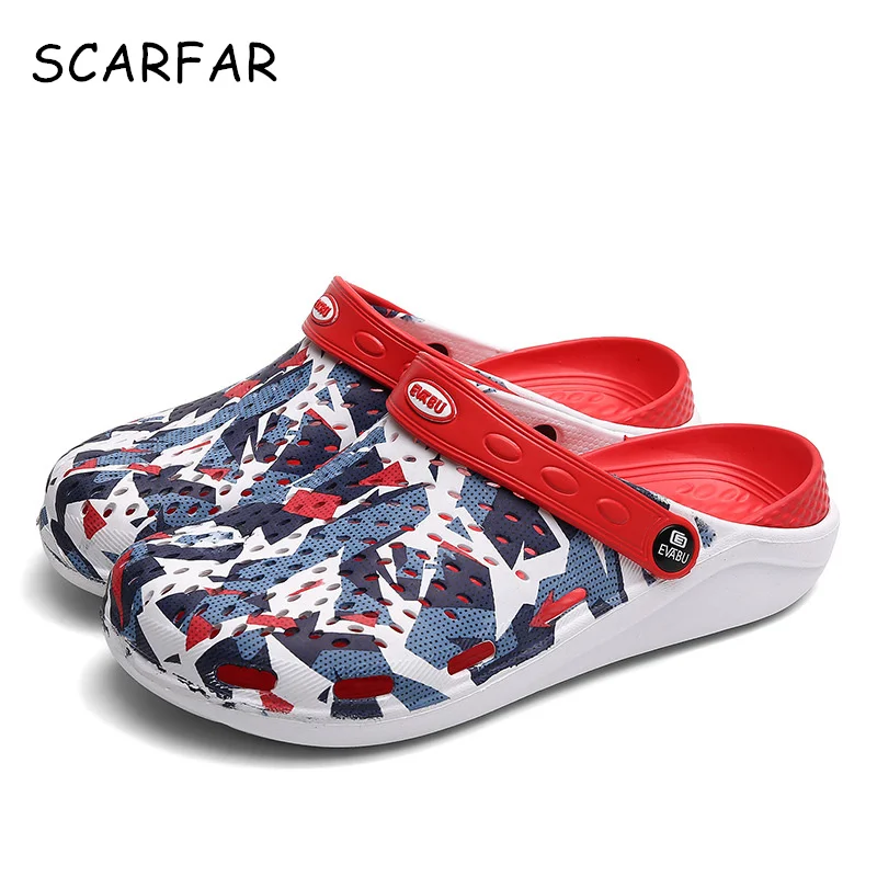 

Hot Sale Summer Camoufla Colorful Clogs Lovers Outdoor Mens Women Fashion Casual Light EVA Brand Breathable Slides Beach Sandals