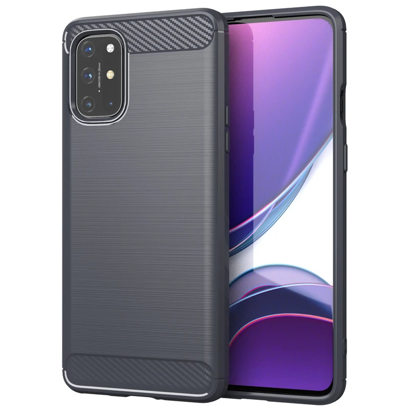 Фото Чехол для OnePlus 8T чехол для Oneplus 8T из углеродного волокна ТПУ мягкий силиконовый защитный чехол для телефона OnePlus 8 Nord N10 8T Fundas №4