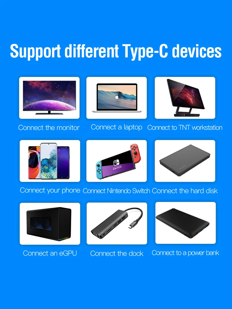 thunderbolt 43cable usb4 40gbps usb type c to type c pd 100w 8k cable data transfer usb c cable for macbook thunderbolt 4 cable free global shipping