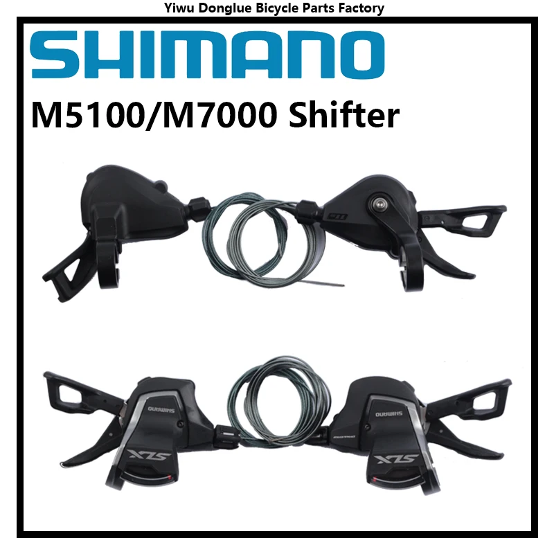 Shimano Deore M5100 Slx m7000 SL-M7000 /M5100 Deore XT M8000 без окна 3x11 2x1 1 рычаг переключения передач
