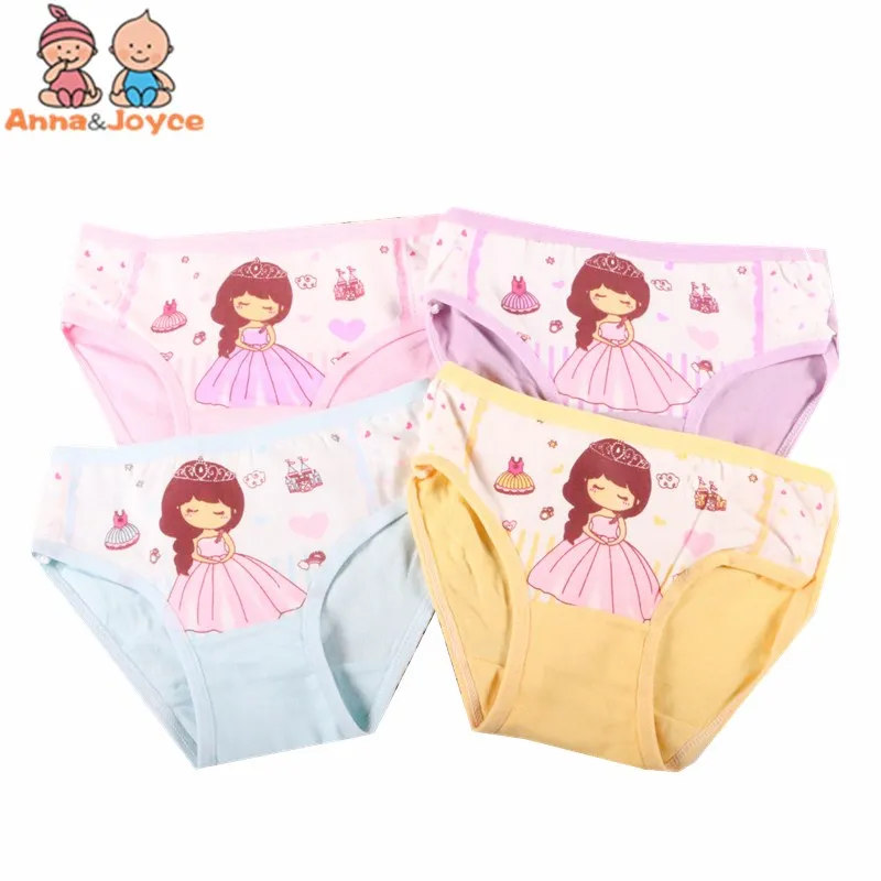 

10pcs/Lot Children Underwear Girls Cartoon Princess Cotton Briefs Suit 2-10 Years