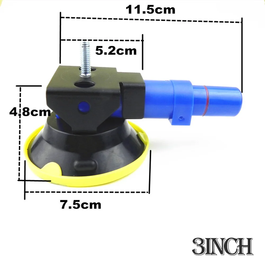 

Durable Suction Cup Puller Dent Repair 1pcs 3in Black Concave Vacuum Cup Hand Tool