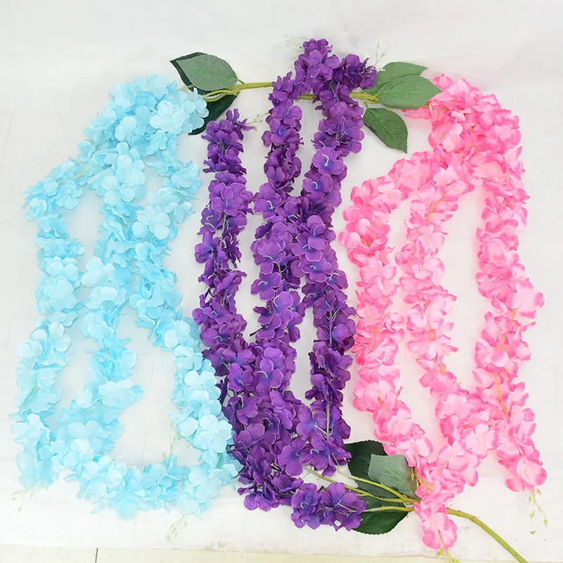 

Simulated Rattan Hydrangea Wedding Wreath Arch Hanging Wall Hanging Home Decoration Scene Layout Garden Arrangement Cane Vine