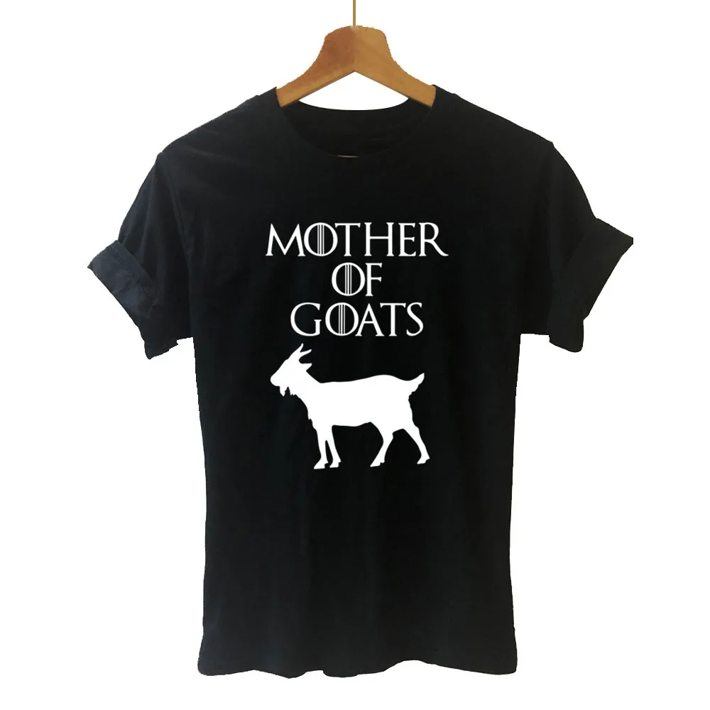 

Mother of Goats Farm Life Vintage T-Shirt Women Funny Harajuku Cotton Graphic T Shirts Top Tee Clothes