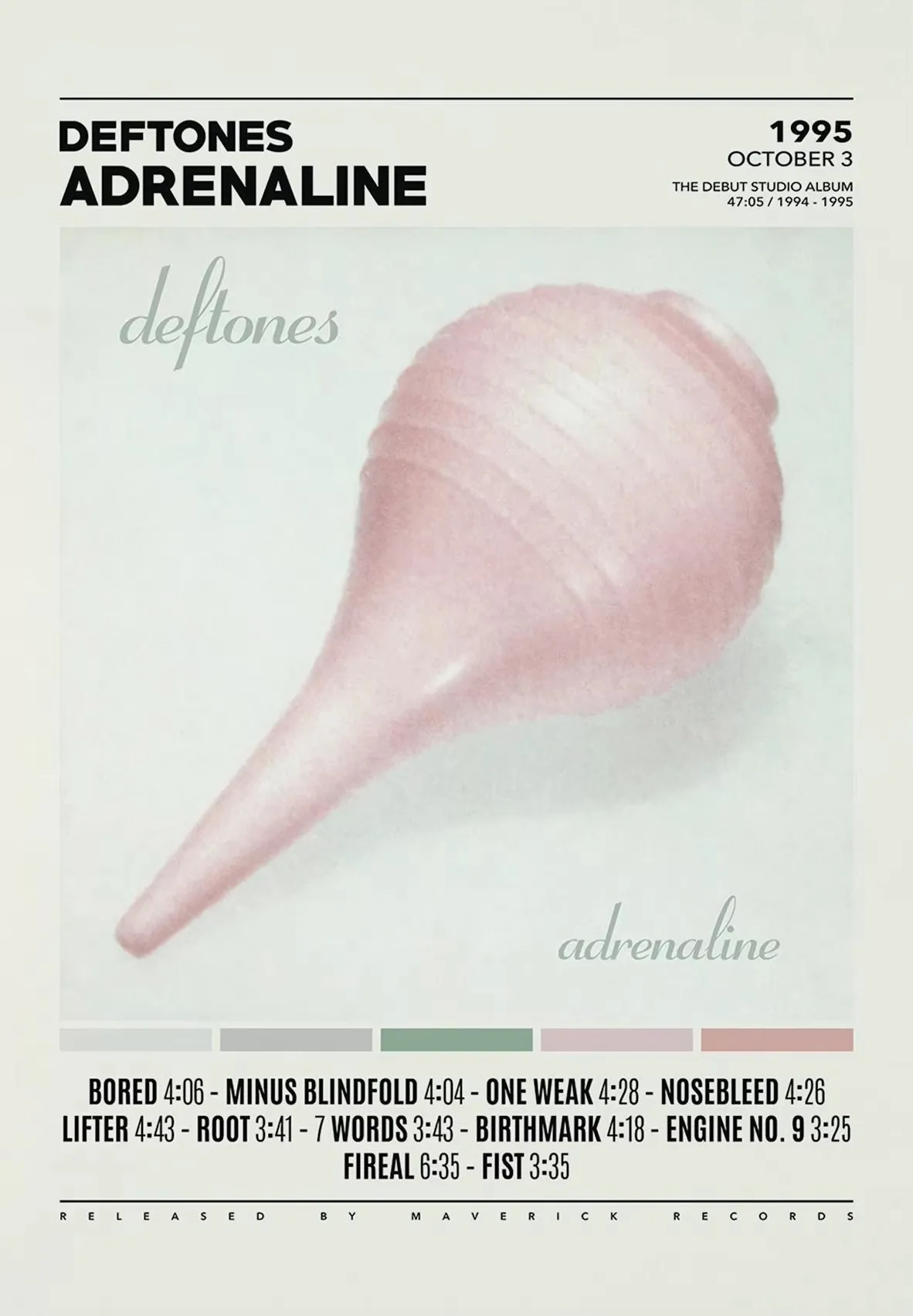 

Дефтонес Арт-принт на холсте