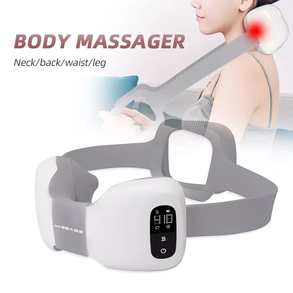 

3D Auto Timing Infrared Shiatsu Neck Massager Hot Compress Shoulder Waist Massager Relieve Spine Soreness Stiffness Relax Muscle